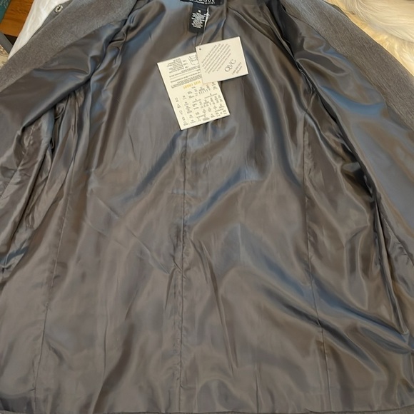 Women’s Vintage Dialogue Gray Blazer/ Jacket 16 NWT - Picture 8 of 10